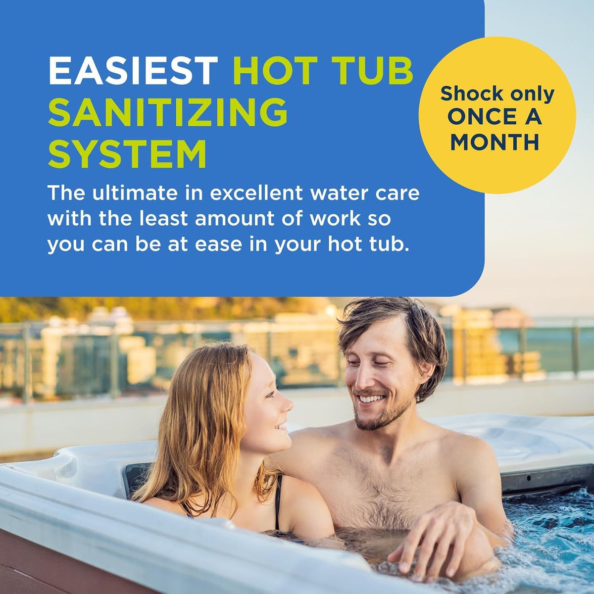 FROG @Ease Floating System for Hot Tubs - Quick & Easy Self-Regulating Hot